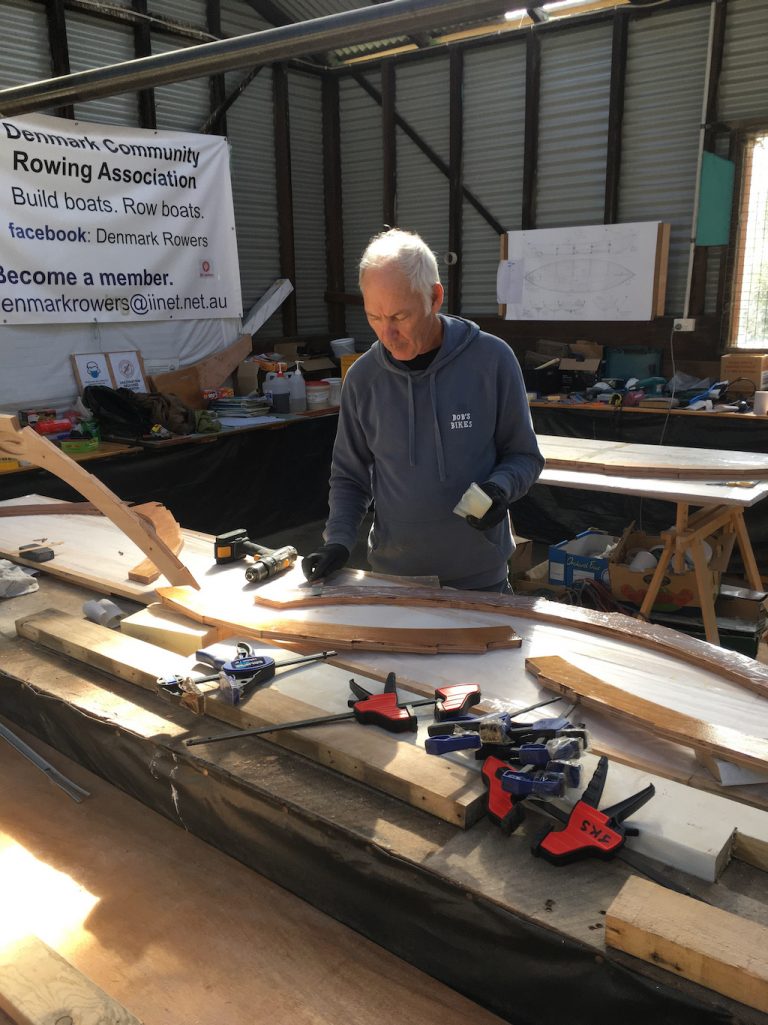 Day 39, Glueing boat frames and another coat of resin