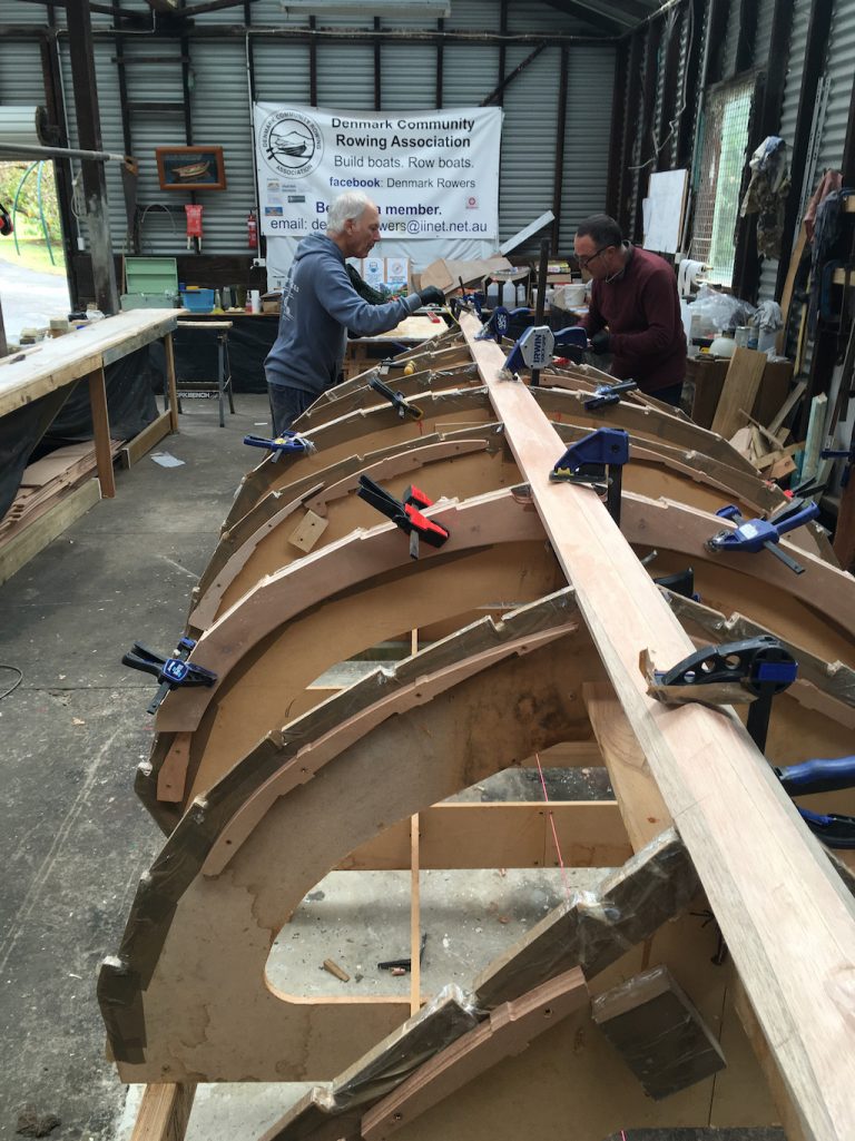 Day 45, Glueing the Keelson Boat 2