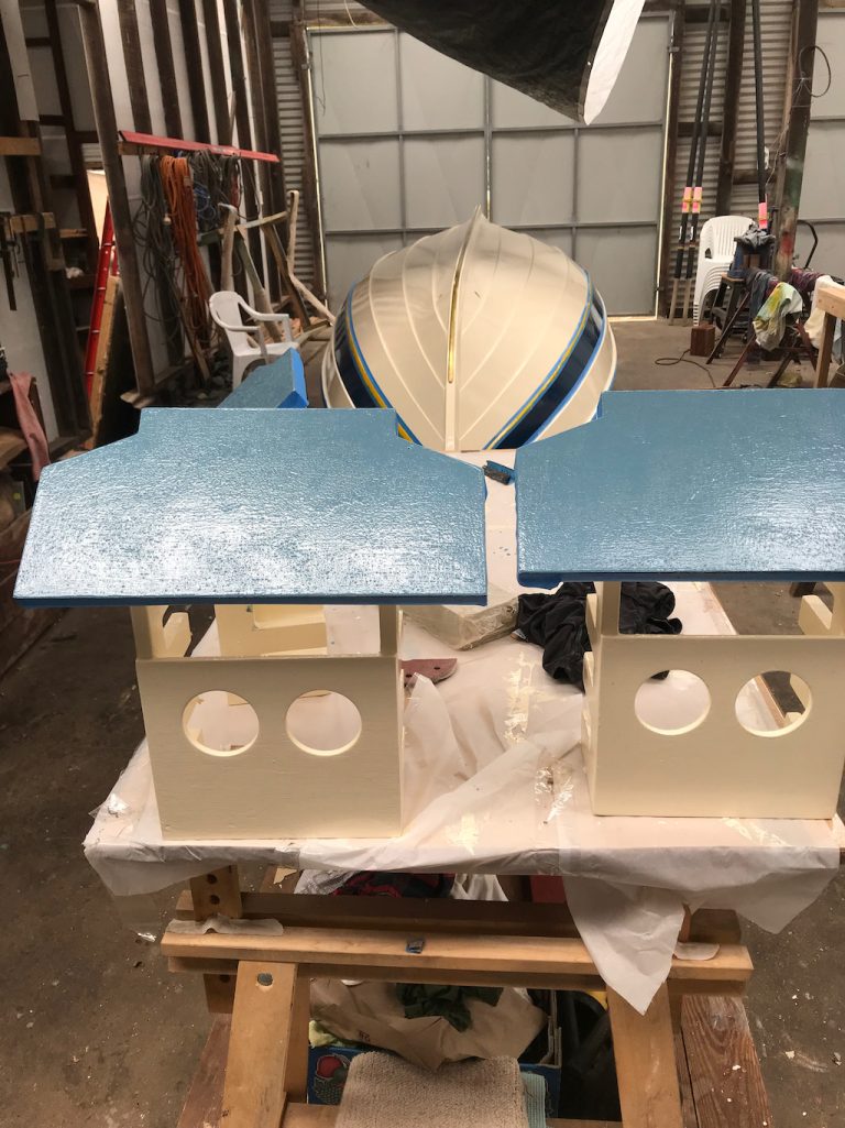 Day 138, Painting footrests